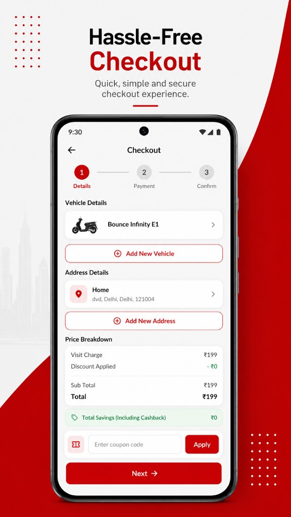 Hassle-free checkout