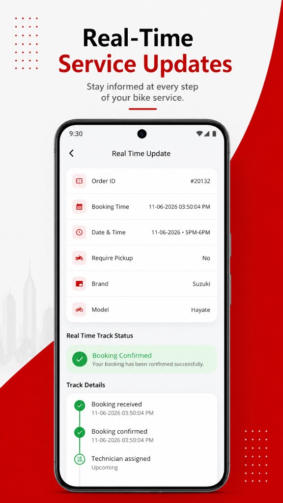 Real-time service updates