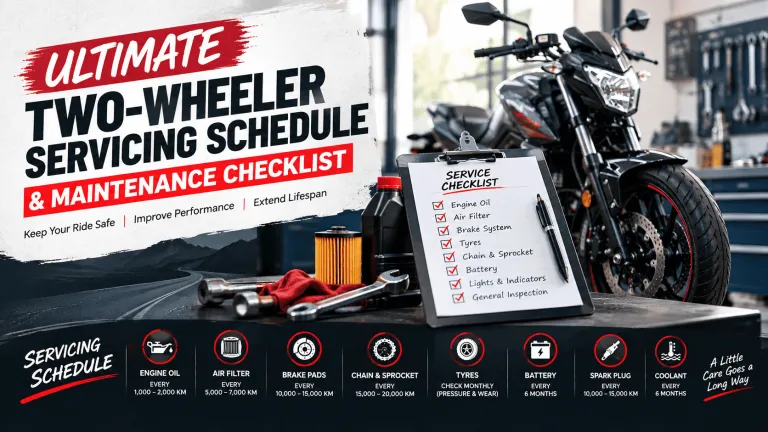 Ultimate Two-Wheeler Servicing Schedule & Maintenance Checklist