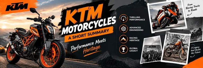 KTM Motorcycles: A Summary of Performance and Heritage